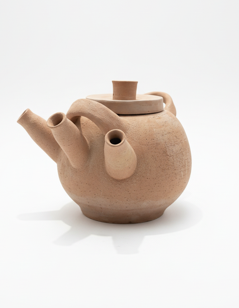 Three-Spouted Teapot