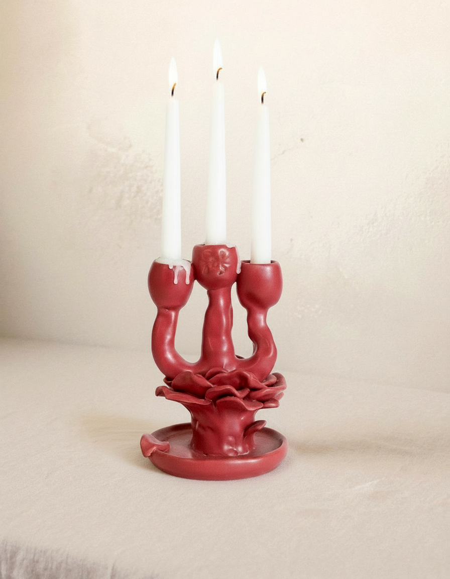 Floral Candle Holder