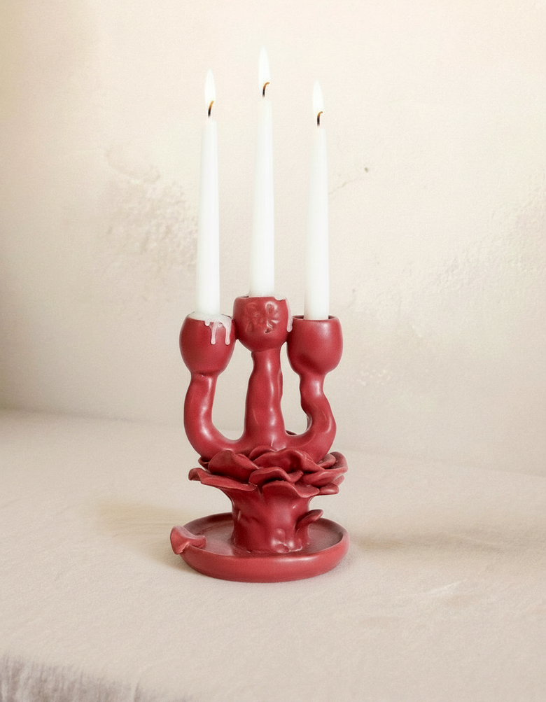 Floral Candle Holder