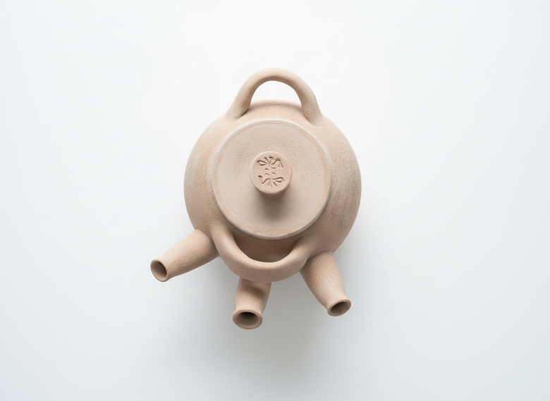 Three-Spouted Teapot